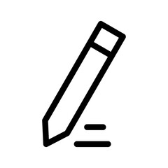 Write Icon Vector Symbol Design Illustration