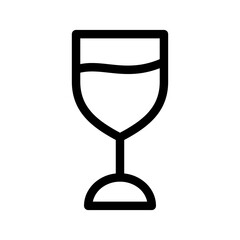 Glass Icon Vector Symbol Design Illustration