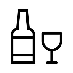 Liquor Icon Vector Symbol Design Illustration