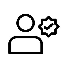 Verified Icon Vector Symbol Design Illustration