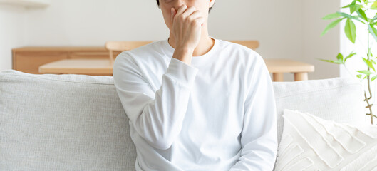 臭いを感じる男性