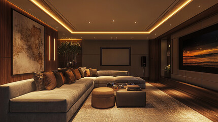  a luxury home theater