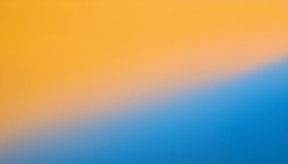 Fototapeta premium Serene transition: Golden hues gently blend into calming azure, creating a tranquil, minimalist masterpiece.