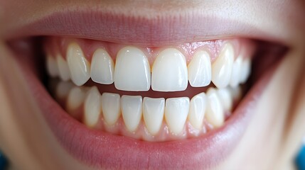 Fototapeta premium A blog post on the benefits of teeth whitening, using before-and-after photos to demonstrate the transformation from yellowed teeth to a sparkling smile