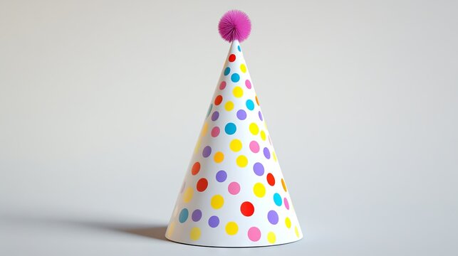 Birthday hat isolated