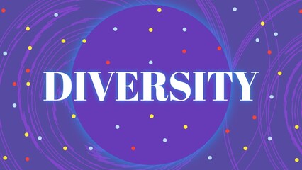Diversity concept graphic web banner design illustration 