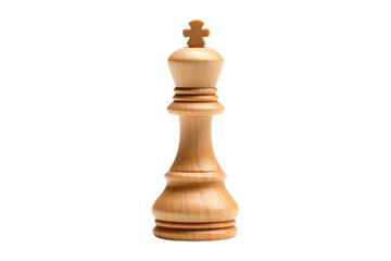 Regal Wooden Chess King - Symbol of Strategic Thinking and Leadership