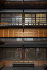 和風建築の格子窓