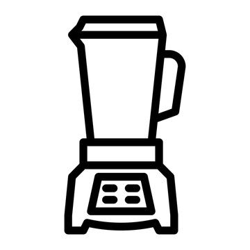 recommend clip art: mixer blender icon in outline style. Line art