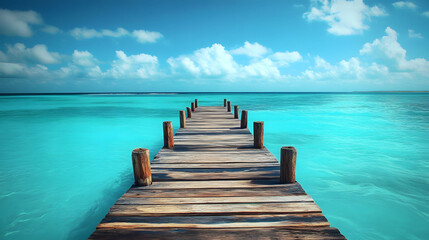 Fototapeta premium Tranquil pier views