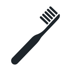 Dentist care toothbrush vector icon design