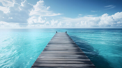 Fototapeta premium Serene ocean view