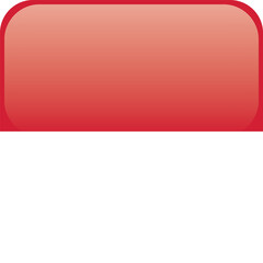 Obraz premium Cube shaped national flag of the European country of MONACO