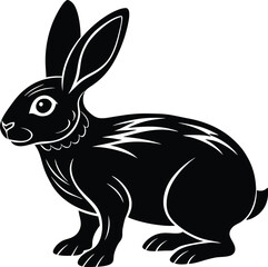 Rabbit Silhouette Vector