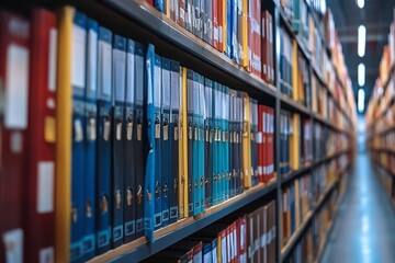 Compliance and governance, depicting a scenario where advanced document management technologies guarantee adherence to regulatory requirements and governance standards.