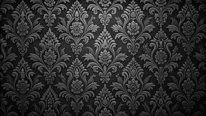 Rich and luxurious velvet black wallpaper with subtle sheen and intricate fabric weave, sophisticated, fabric weave, luxurious