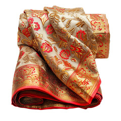 Ornate and Vibrant Chinese Silk Brocade Fabric
