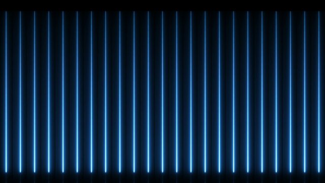 abstract colorful background with bright neon rays and glowing lines. Seamless loop.