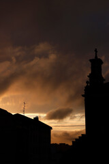 church in the sunset