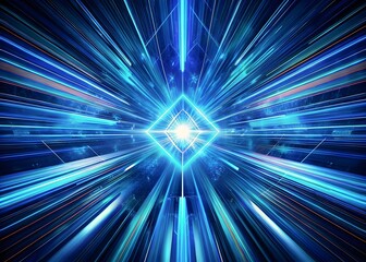 Dynamic Speed Light Beam Energy Burst Radiance Velocity Motion Technology