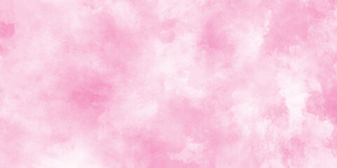 Abstract Pink color light ink effect shades gradient watercolor texture, Watercolor abstract wet hand drawn pink texture, grunge and stained Pink ink and watercolor textures on paper covering smoke.