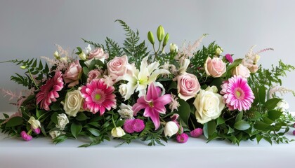 Funeral floral display