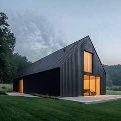 Black Modern Barn 