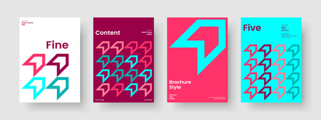 Fototapeta premium Abstract Brochure Layout. Isolated Report Design. Creative Background Template. Poster. Business Presentation. Book Cover. Banner. Flyer. Handbill. Portfolio. Leaflet. Advertising. Newsletter