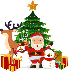 Santa Claus And Friends Decoration