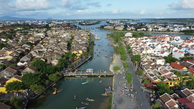 Hoi An - An Hoi Bridge - Thu Bon river