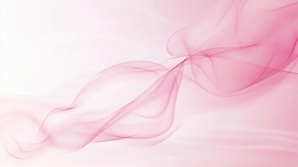 Photo of, Pink background with ethereal smoke-like swirls for design, banner template