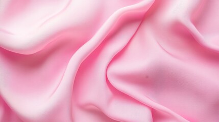 Fototapeta premium Photo of, Pink background with fabric texture for design, banner template