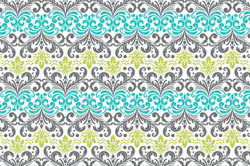 Colorful Boho Floral Seamless Pattern with Pink Roses and Daisies Botanical Watercolor Elements Ethnic Inspired Design for Fashion Fabric Vintage and Modern Wallpaper Green Leaves Ideal for Textile