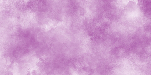 Soft and cloudy blurry purple watercolor background with clouds, violet color grunge paper texture soft clouds, grungy old rough paper vintage style color stained watercolor texture illustration.