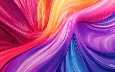 Obraz premium Paint Mixing Texture: Swirling colors blending together in fluid motion, creating a mesmerizing, abstract pattern as the paints merge and flow. 