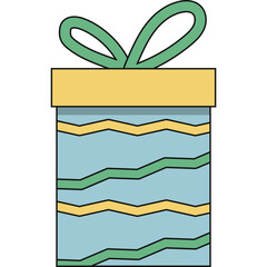 Christmas Gift Box Illustration