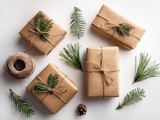 Fototapeta premium wrapped gift