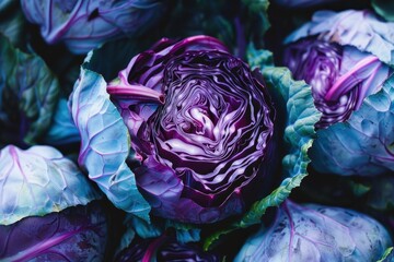 salad with purple cabbage
