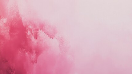 Obraz premium Photo of, Pink background with gentle gradients and abstract origami paper folds for design, banner template