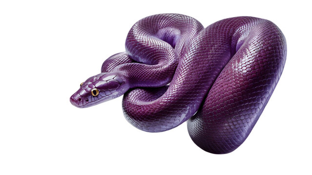 Purple python snake 