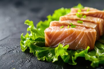 Tuna on lettuce