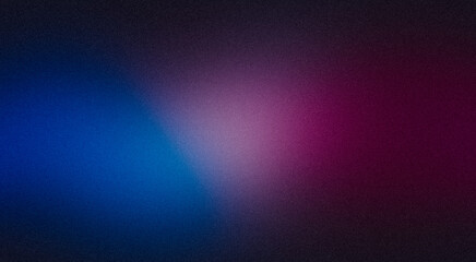 Purple red blue pink abstract gradient background grain texture effect dark vibrant color flow wave copy space