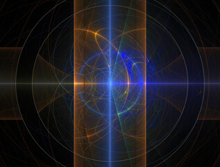 Imaginatory fractal abstract background Image