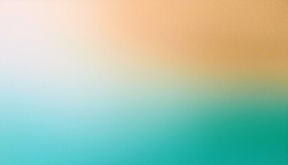Obraz premium Serene Pastel Gradient: A calming blend of beige, transitioning to a refreshing teal. Perfect for minimalist designs.