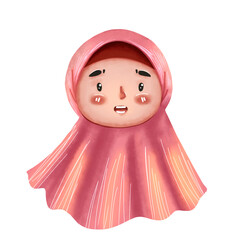 baby doll isolated on white