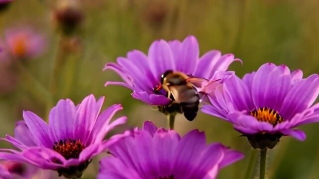 bee on flower