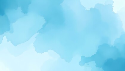 Blue watercolor background. Abstract hand paint square stain backdrop. White and blue color frozen ice surface design abstract background. 