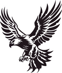 Obraz premium eagle with wings