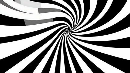 High-contrast black and white pattern with converging lines for a striking comic pop art design