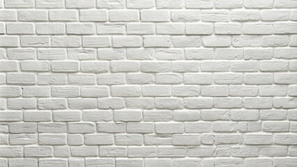 Fototapeta premium panoramic white brick wall texture close-up